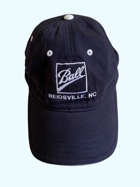 OTTO Ball Reidsville, NC Baseball Hat Cap Navy Blue Adjustable One Size Adult